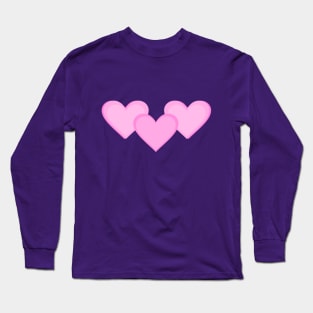 Pastel Hearts Long Sleeve T-Shirt